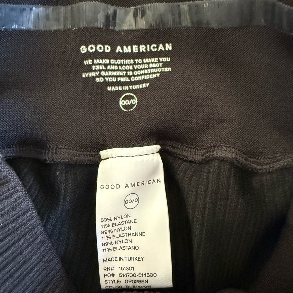 Good American Black Leggings